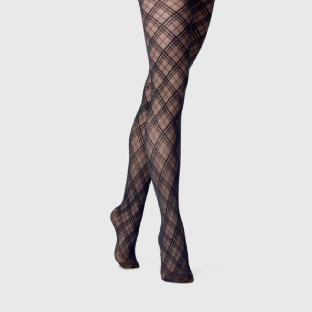 2 for $10 🔥 Sheer Plaid Tights